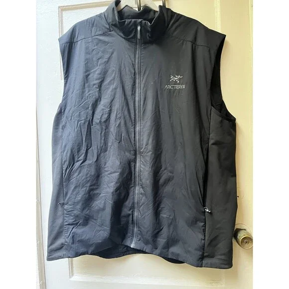 Arc'teryx Men’s Full Zip Atom LT Vest 2XL Black Outdoors Hike Athletic Casual - Picture 1 of 9
